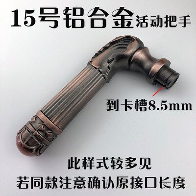 Security indoor door lock handle replacement accessories universal bedroom bathroom shower door pull knob handle Home Hardware: 7