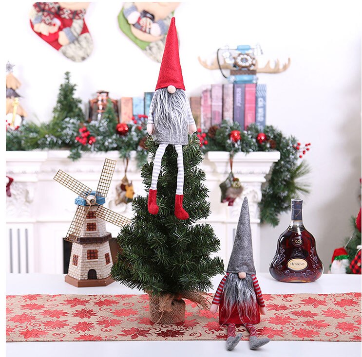 Kerst Wijnfles Cover Kerstman Sneeuwpop Houder Hanger Home Decorations
