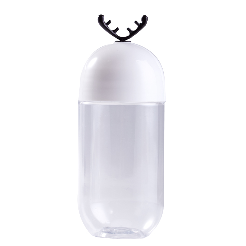 10 Stuks Transparante Wegwerp Melk Thee Cup Party Verjaardag Gunst 500 Ml Leuke Koffie Sap Koud Drankje Plastic Bekers met Deksel