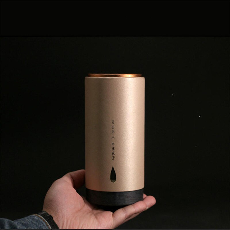 Milieuvriendelijke Blikken Opbergdoos Voor Kleine Koffie Thee Caddy Opslag Gebotteld Blikjes Verzegeld Thee Ijzer Platen Verpakking Blikjes Container: Gold