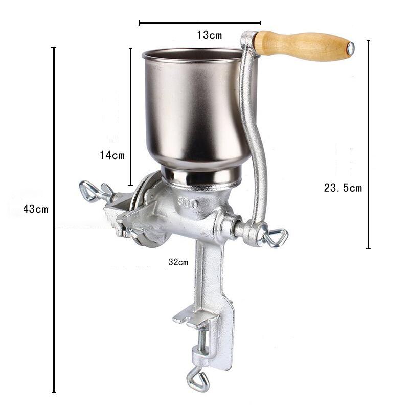 Handliche Getreide Mühle Gerste Knospe Manuelle Fräsmaschine Getreide Brecher Mini Kräuter Schleifen Gerät