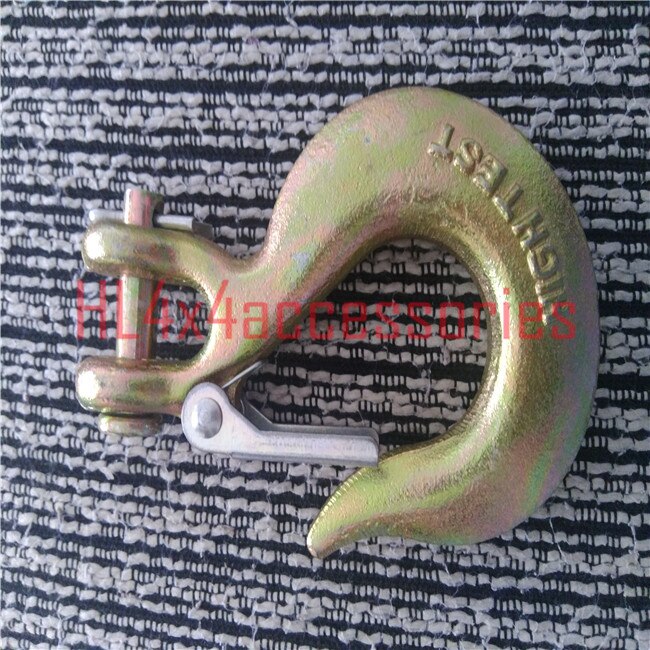 Winde haken schwere anzüge Winde gurt seil Erholung Clevis greifen haken für Dyneema winde seil 4x4 offroad zubehör