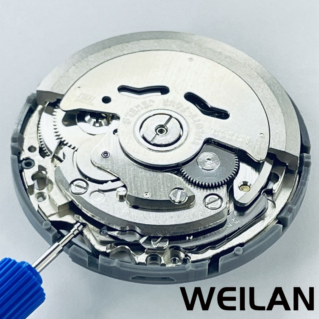 Movimiento de reloj NH34 GMT, fecha mecánica automática a las 3 en punto, herramienta de reparación de relojes de alta precisión con cuerda automática