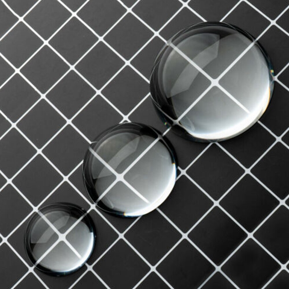 Boule de cristal demi-sphère transparente, 40/60/80MM, presse-papiers, verre grossissant, de décoration