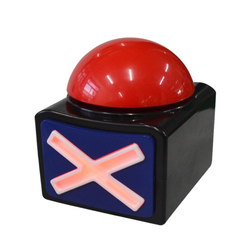 Game Answer Buzzer Alarm Button with Sound Light Trivia Quiz Got Talent @M23