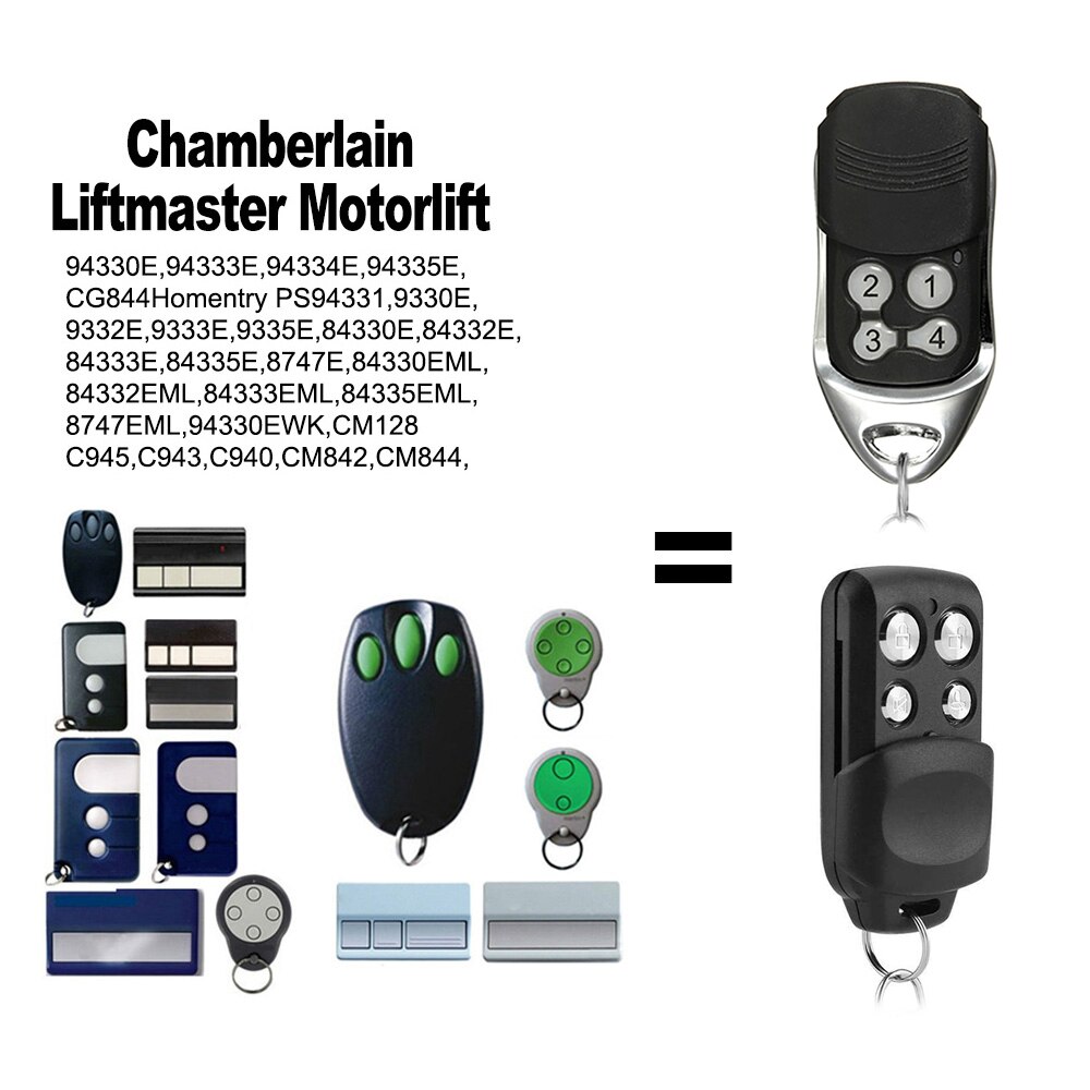 Chamberlain Liftmaster Motorlift 94335E Replacement Remote Control 1A5639-7 Garage Door Remote Control 433.92mhz Transmitter