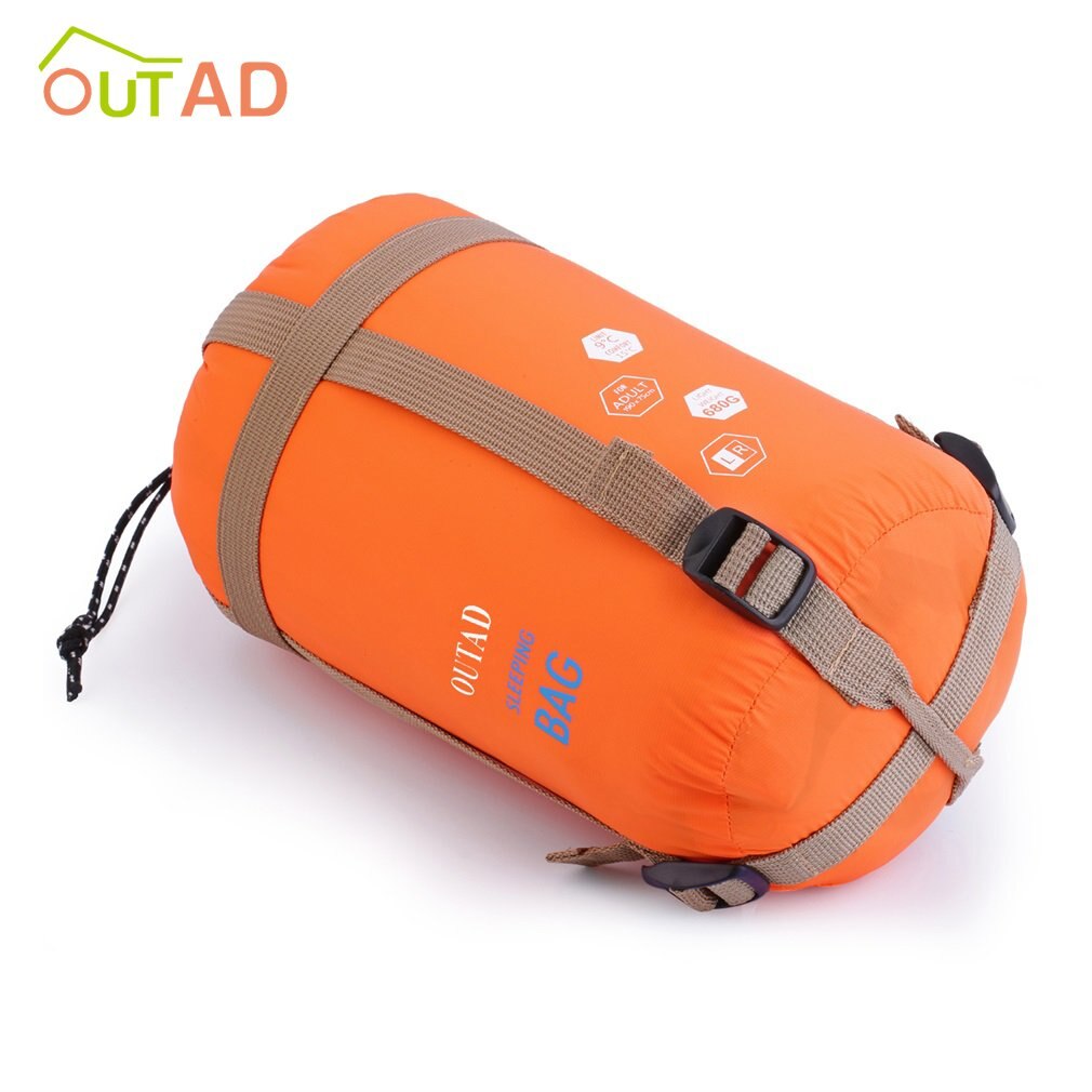 OUTAD Multifuntion Mini résistant à l'eau respirant Ultra-léger enveloppe sacs de couchage 320D pour Camping en plein air voyage randonnée