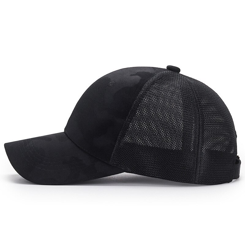 HSSEE-Sombrero de béisbol de malla para hombre, de algodón suave gorra de béisbol de , sombrero de pesca, senderismo, accesorios deportivos