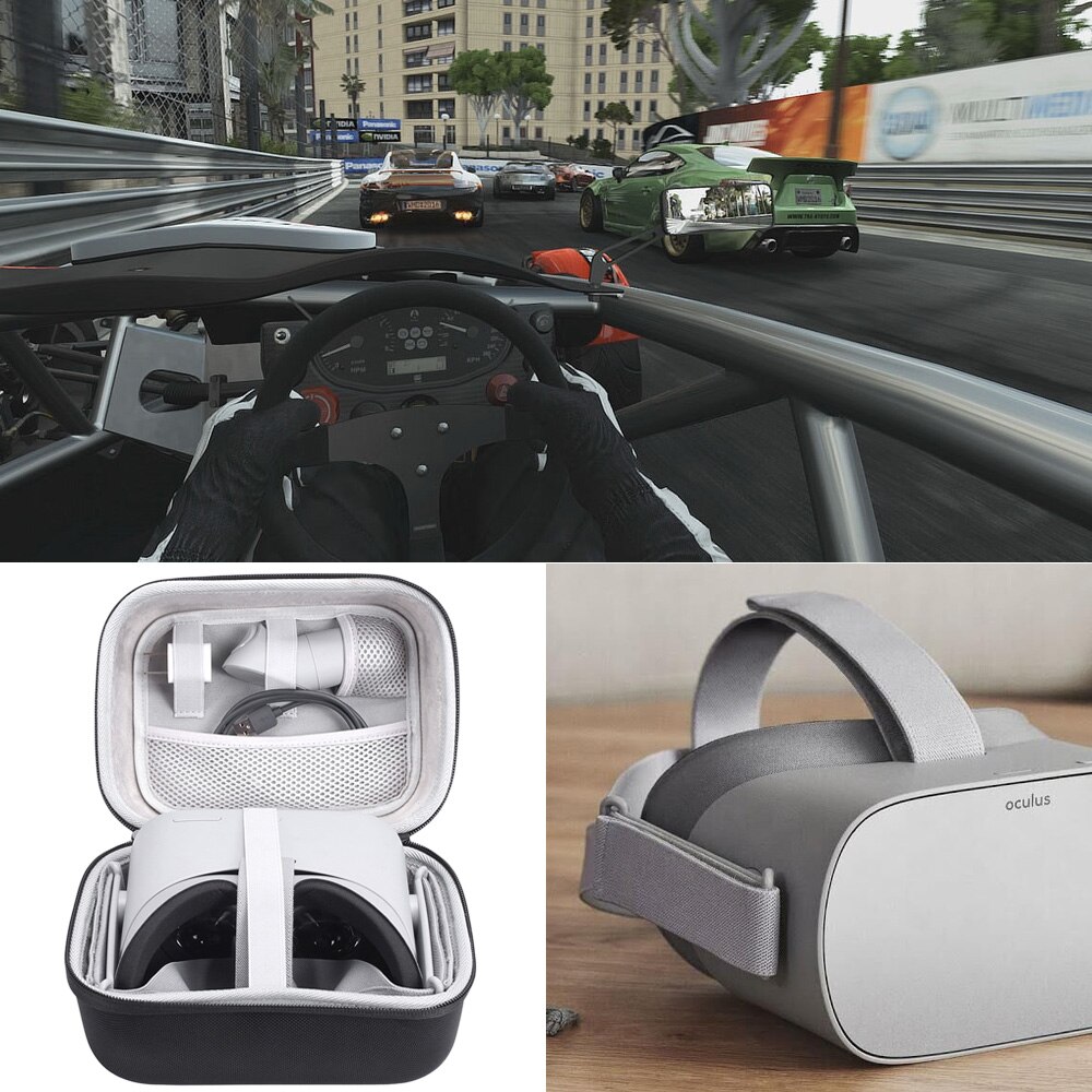 Newest Travel Handheld Carrying Protective Bag Cover Case for Oculus Go VR Headset/ Samsung Gear VR Headset and Accessories