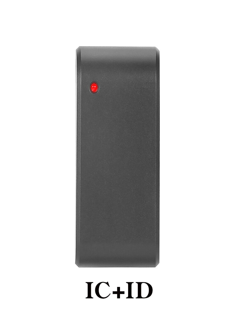 125Khz/13.56Mhz Toegangscontrole Rfid Kaartlezer Smart Proximity Kaartlezer IP68 Waterdichte Weigand 26/34 Reader: L-001 ID IC Version