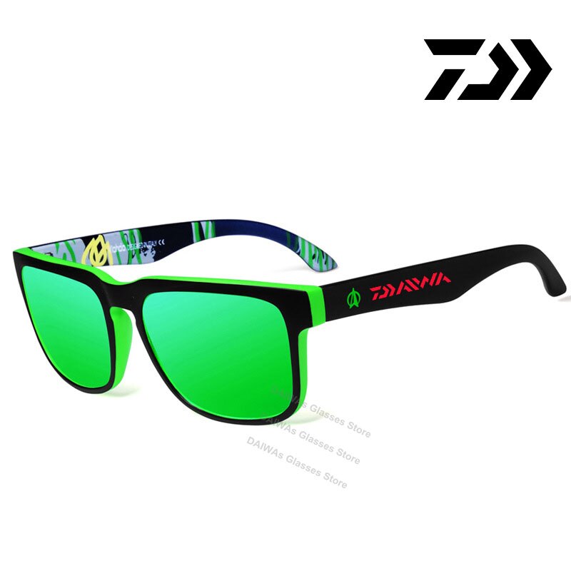Daiwa UV400 Mannen Gepolariseerde Vissen Zonnebril Visser Camping Wandelen Ski Goggles Bike Fietsen Bril Sport Vissen Brillen: R107