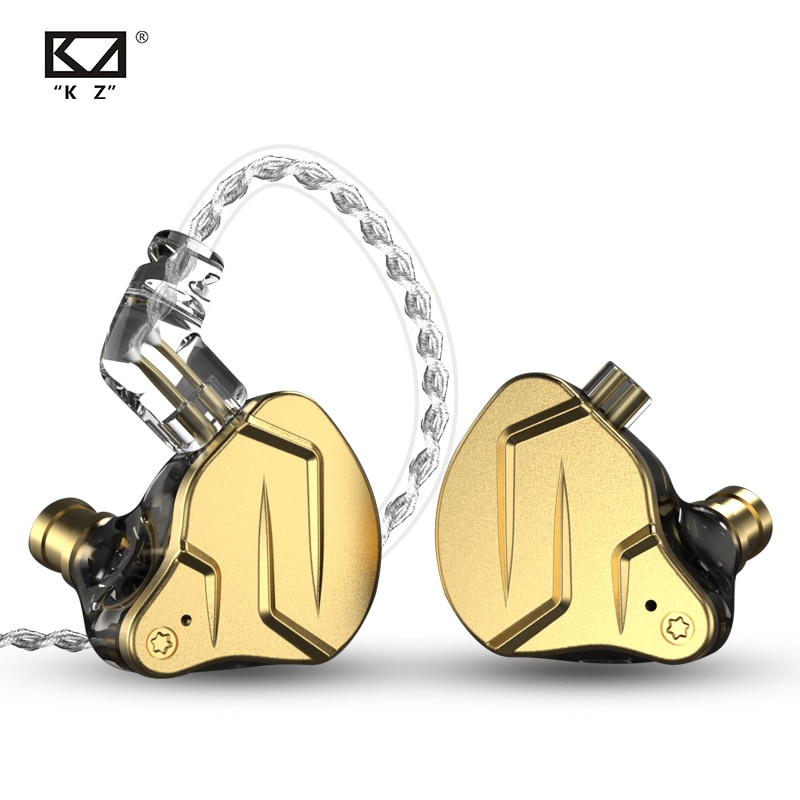 KZ ZSN Pro X 1BA + 1DD Unidad de controlador híbrido auricular de alta fidelidad auricular de Metal en el oído bajo auriculares deportivos ZST ZSN AS10 ZS10 ZSX C10 C12 DB3
