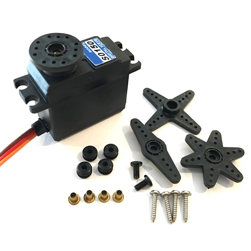 Engrenage en métal Servo S0150D de moteur sans noyau de couple élevé de 15Kg pour la voiture de Robot de Rc