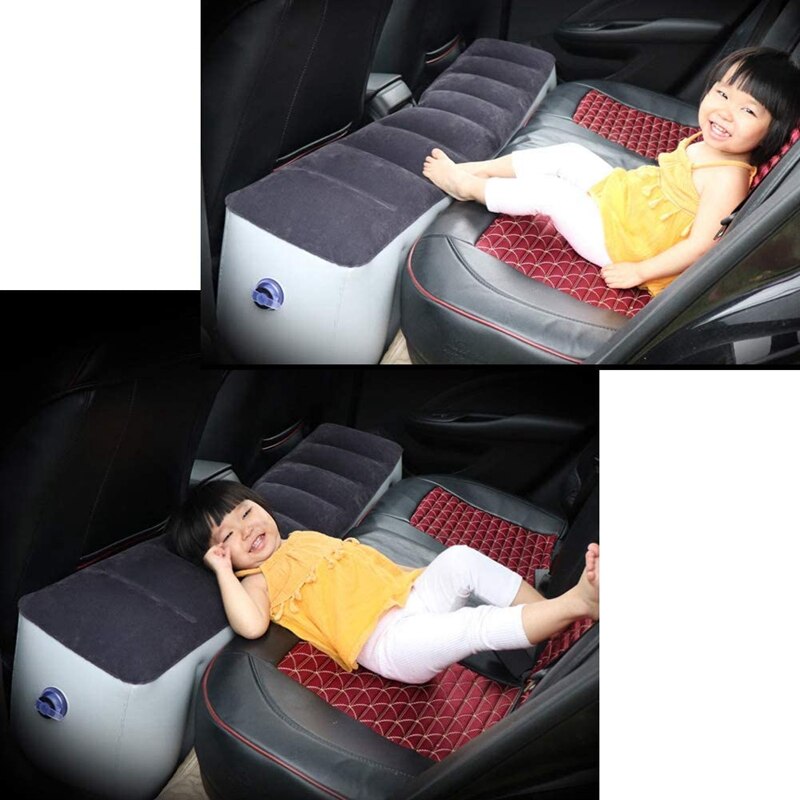 Colchón inflable de coche, asiento trasero de viaje, almohada de cojín para cama de aire al aire libre