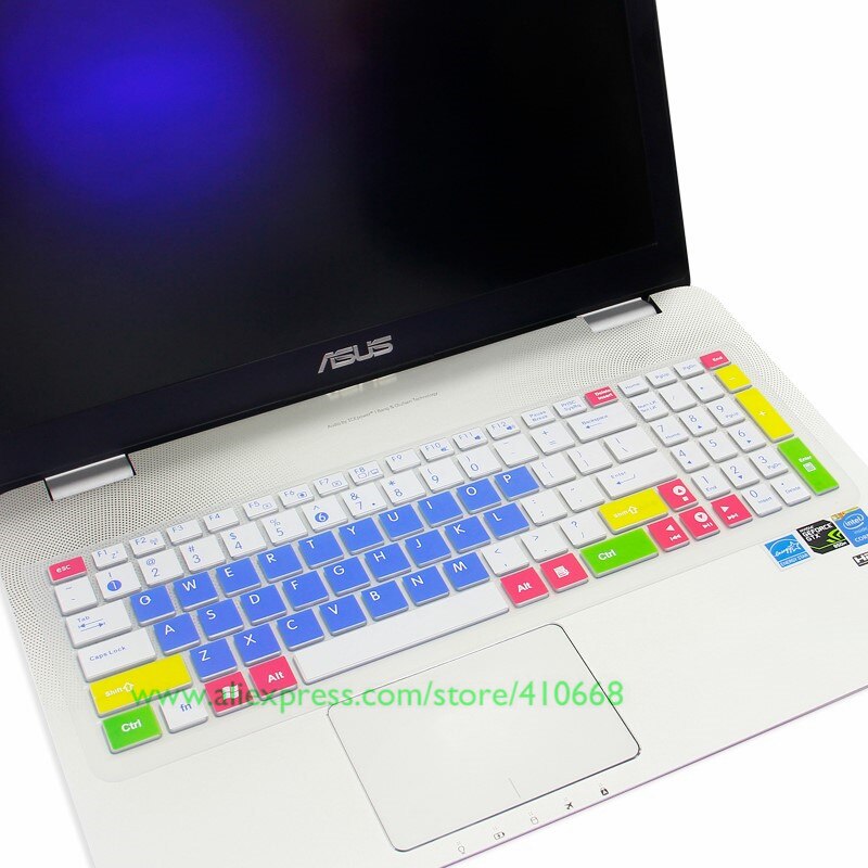 Laptop keyboard Cover Skin For Asus N76 N76V N76VB N76VJ N76VM N76VZ N750 A73 ZX70 GL702 K751 A751 FX71 Pro S V J L 17.3 inch