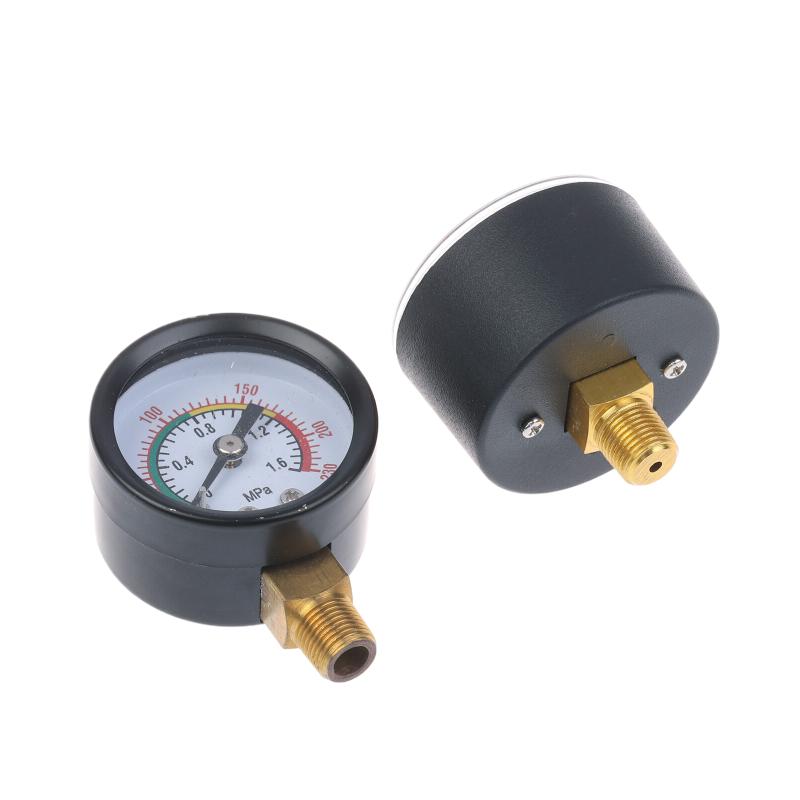 Tryckmätare luftkompressor pneumatisk hydraulvätska 0-12 bar  / 0-170 psi lättavläst mätinstrument