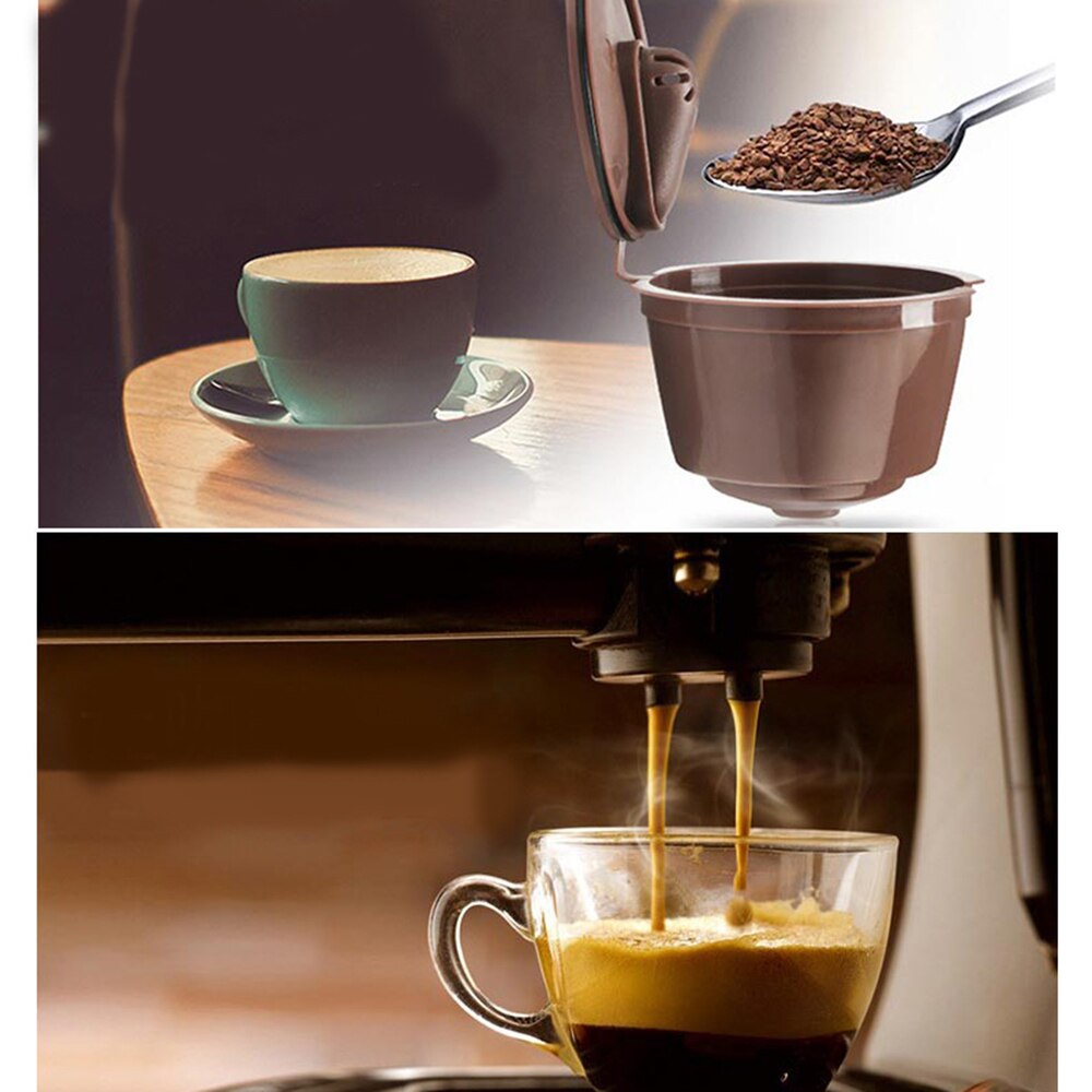 3 st/paket 3rd påfyllningsbara för dolce gusto kaffekapsel för dolci maskin återanvändbart dulce gusto kaffefilter