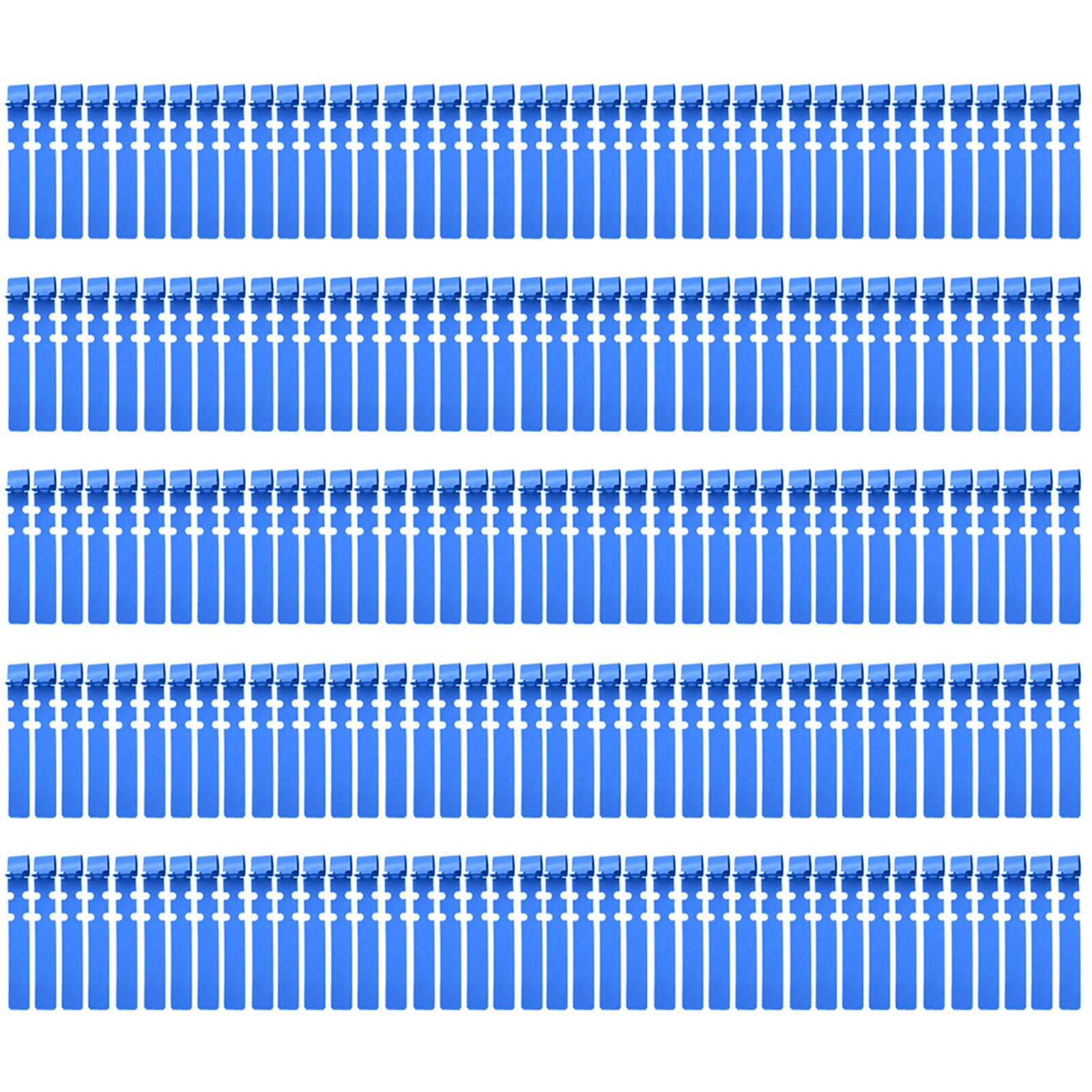 200PC Gardening Label Long Label Plastic Plant Long Type Label Marking Seedling Tray Gardening Label Gardening Label Long Label: Blue 