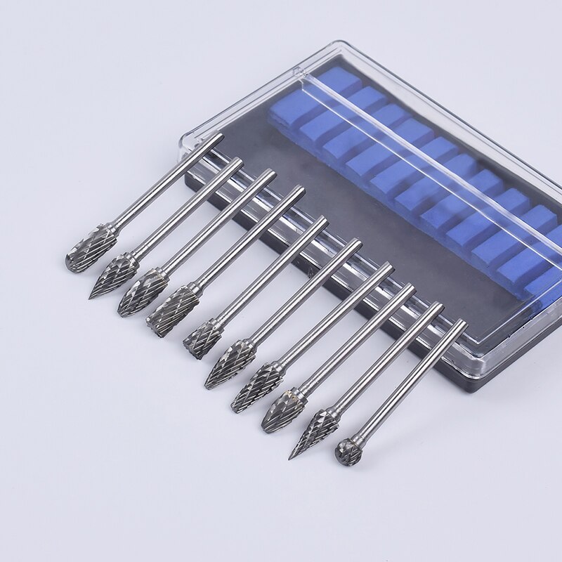 Tungsten Carbide Routing Router Bits Burr Rotary Tools Rotary Carving Carved Knife Cutter Tool Engraving Wood Working for Dremel