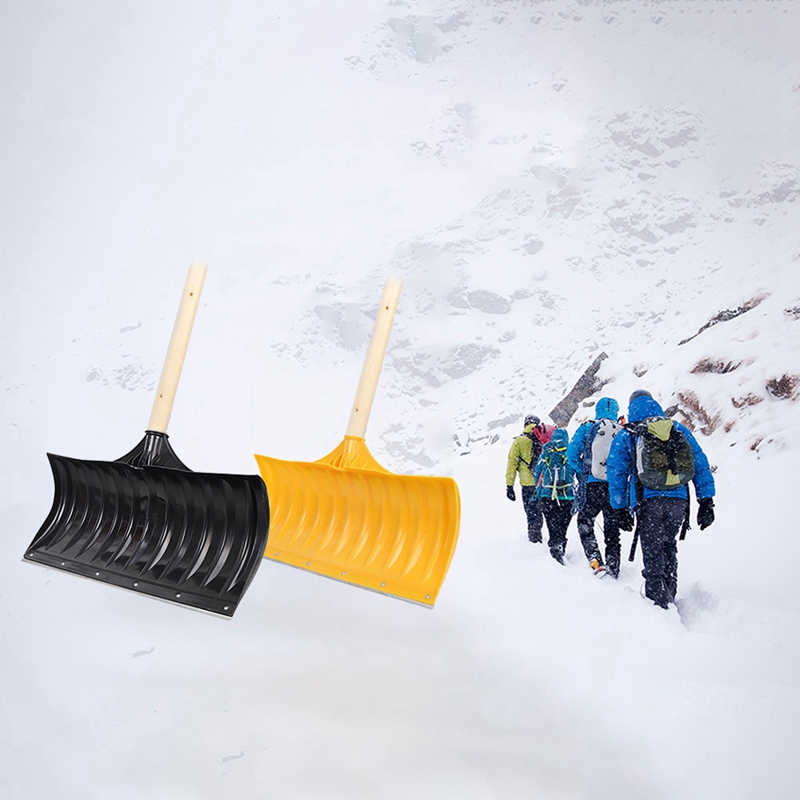 Push Winter Snow Shovel Plastic Steel Multi-Functional Thickened Snow Shovel Removal Tool Large Manganese Steel