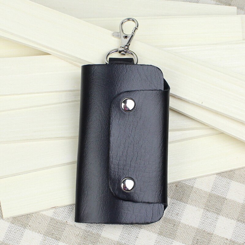 6 Colors Keys holder Organizer Manager patent leather Buckle key wallet case car keychain for Women Men brand