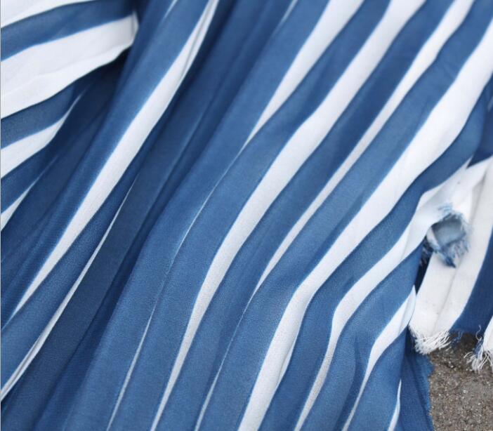 pleated Dress Fabric pleated 2 tone chiffon fabric... Grandado