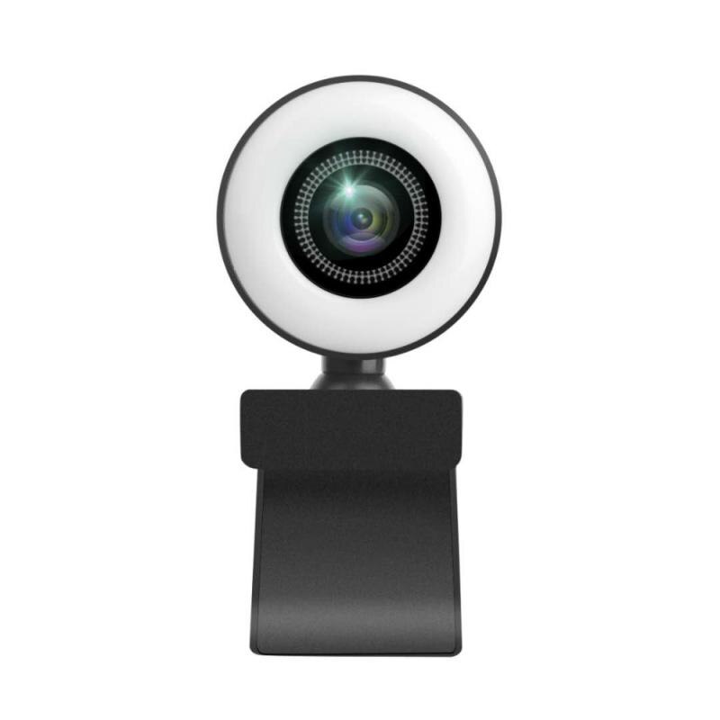 HD 1080P Webcams With Tripod 3-Gear Light Conference Video Computer USB 2.0 Webcam Web Camera For PC Laptop With Mic Auto Focus: Default Title