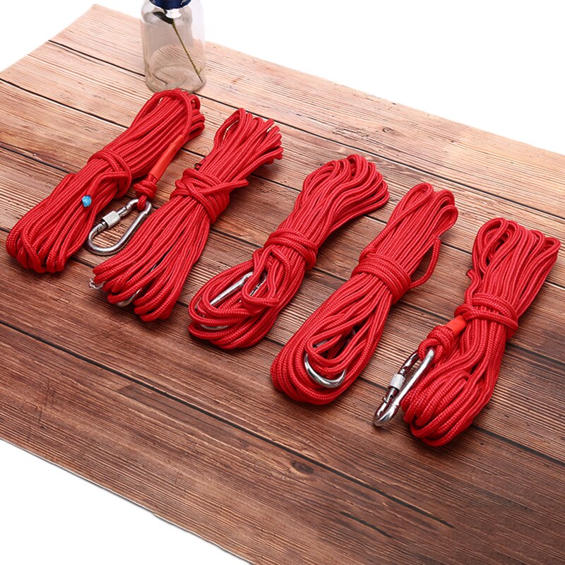 10M Red Fishing Magnets Rope Strong Search Magnets Fishing Pot Fishing Magnet Rope