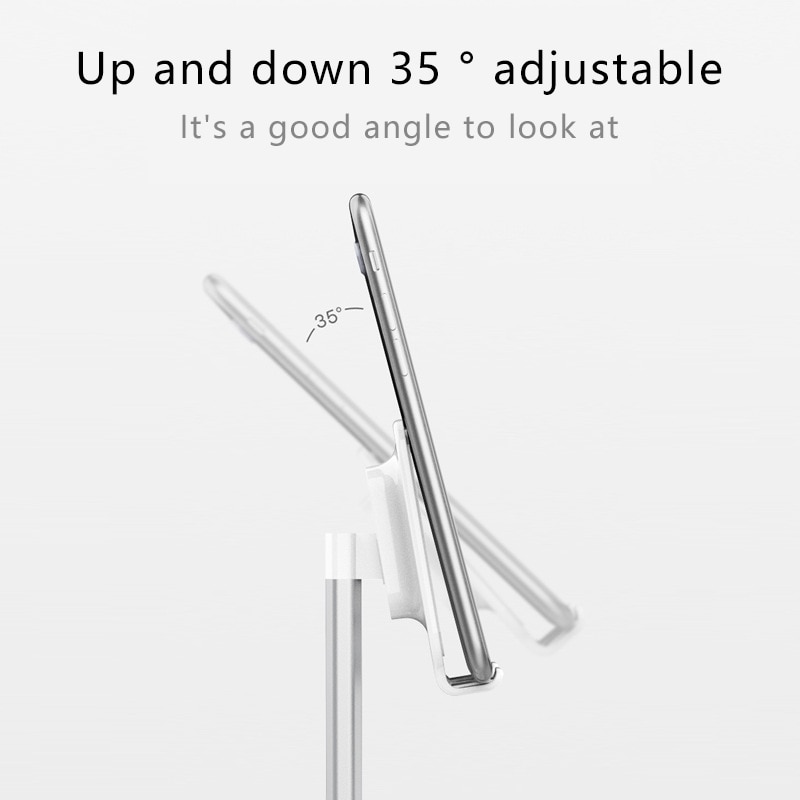 Luxury Smart Phone Tablet Telescopic Desktop Stand Holder For iPhone Samsung Huawei Xiaomi Oneplus Mobile Phone Metal Support