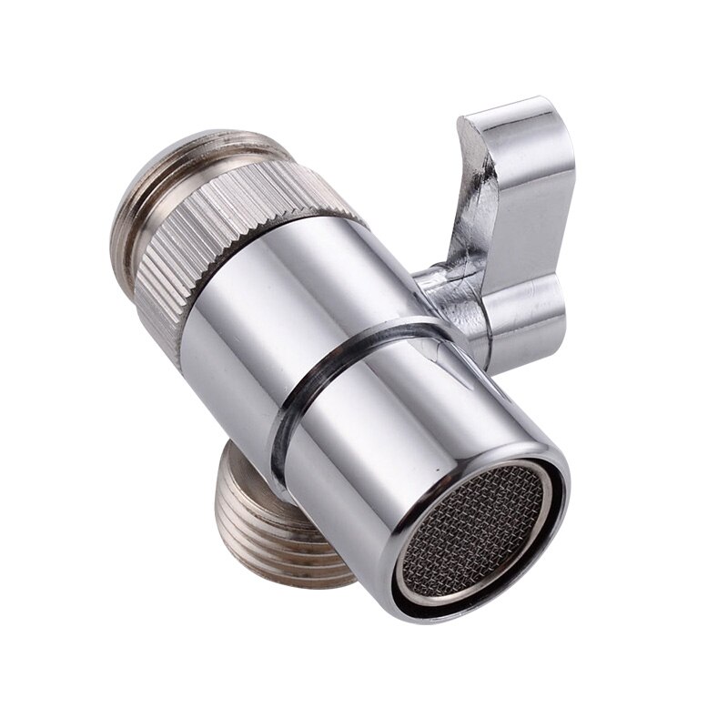 3 Way Sink Tap Mixer Faucet Diverter Valve Bathroom Brass Adapter Faucet Splitter Diverter Kitchen Faucet Accessories