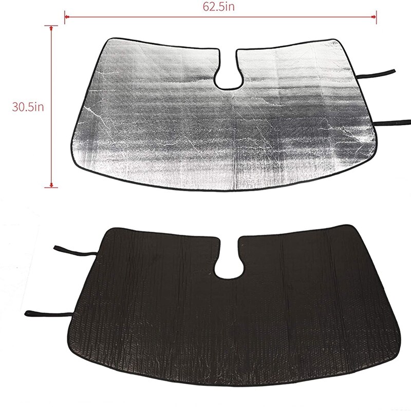 Car Windshield Sun Shade Front Window Sunshade Foldable Sun Visor Sunscreen for Dodge RAM Accessories