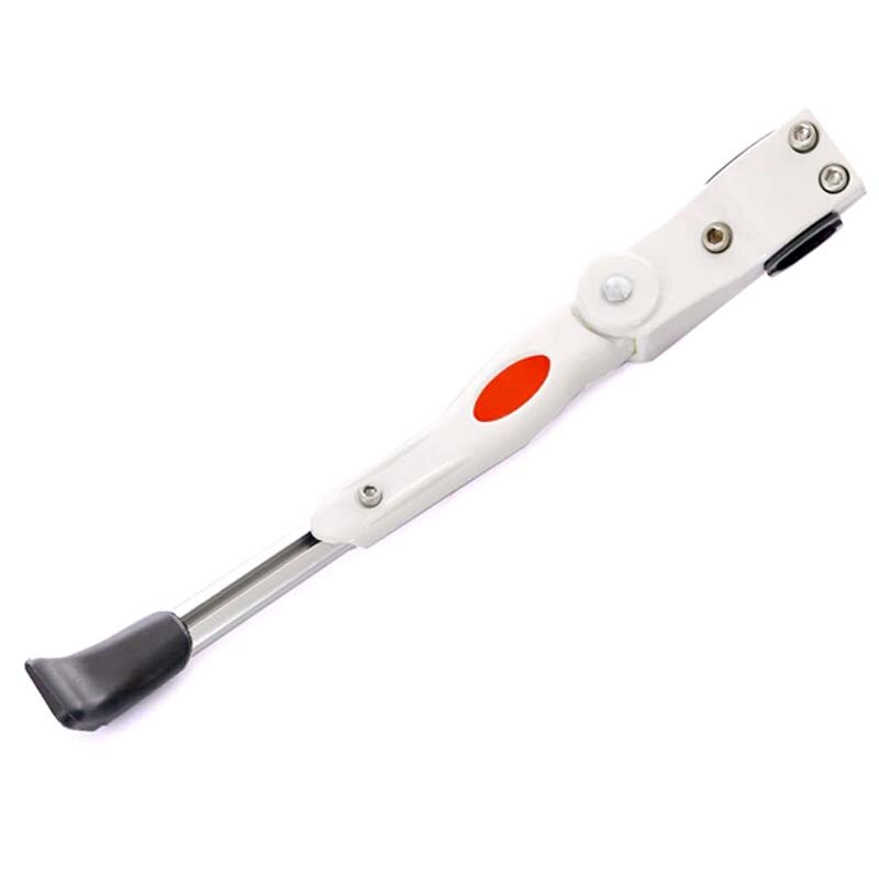 Adjustable Bicycle Kickstand Parking Rack Mountain Bike Support Side Kick Stand Foot Brace MTB Road Bike Holder Cycling Parts: Olny White