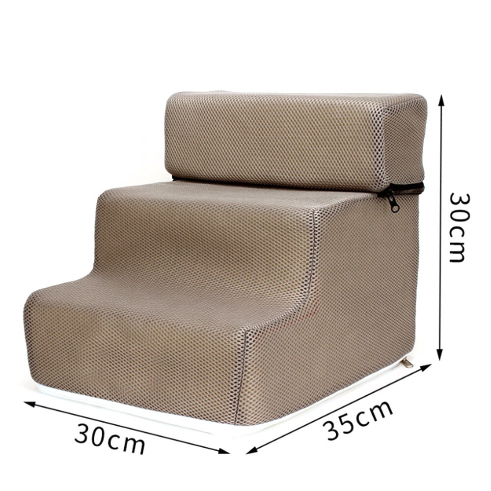 Escalier de lit pour animaux de compagnie échelle 2/3 marches amovible antidérapant rampe d'escalade lavable détachable chien lit échelle chat chien rampe chiot fournitures: A5