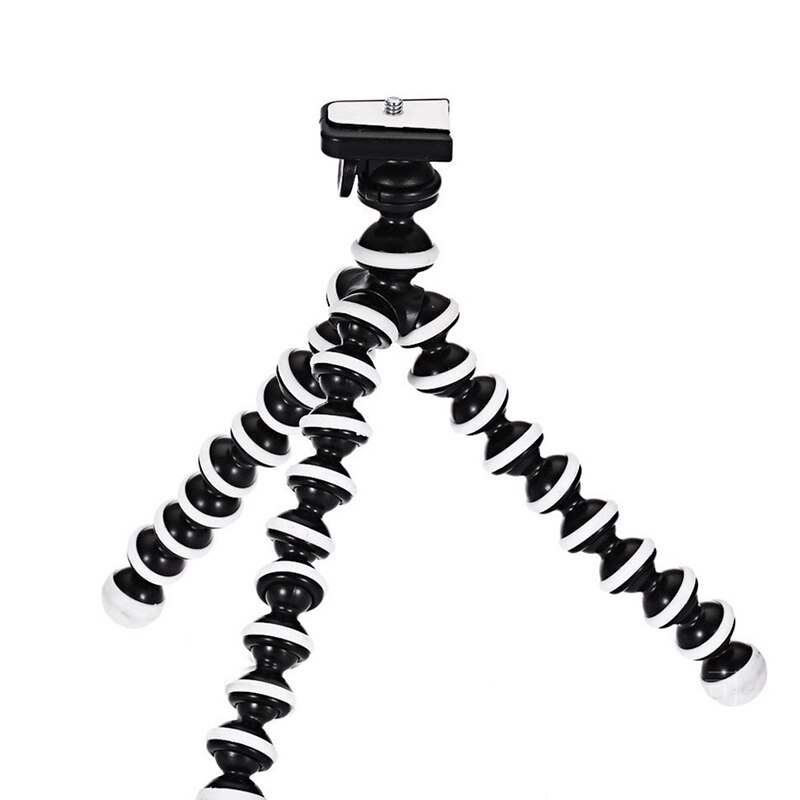 polpo Treppiede Flessibile Gorillapod per il Telefono Telefon mobile Del Telefono Smartphone Dslr e Fotocamera tavolo scrivania mini Treppiede: nero A