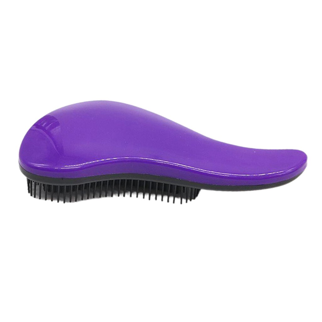Cepillo de pelo Sin enredos, peines de pelo, mango exclusivo, peine para desenredar: Purple