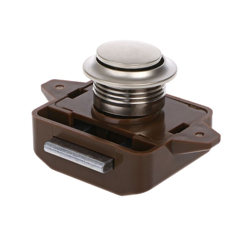 Camper Car Push Lock RV Caravan Boat Motor Home Cabinet Drawer Latch Button Locks For Furniture Hardware Lock