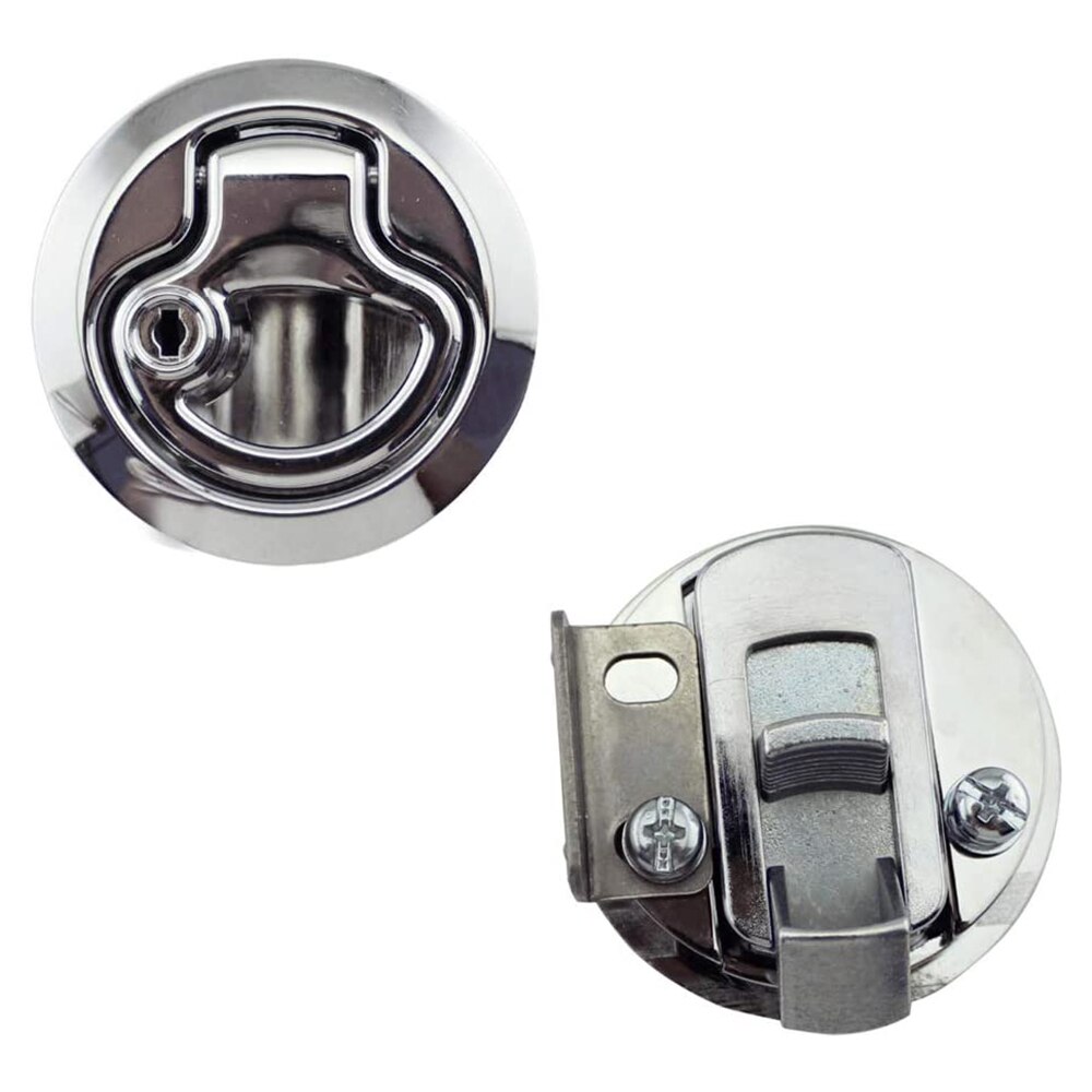 Sport Master 316 Stainless Steel Flush Pull Up Hatch Latch – 2 PCS For Boat And RV