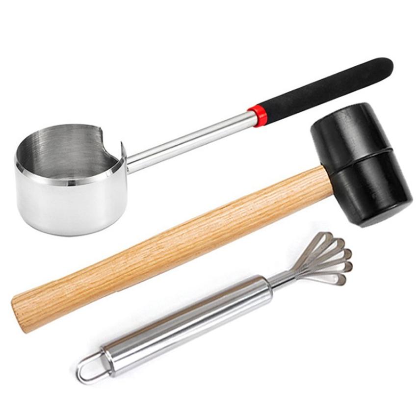 BEBEMOKO Rvs Watermeloen Opener Fruit Puncher Ronde Gat Puncher Gemakkelijk Te Gebruiken En Schoon Te Maken