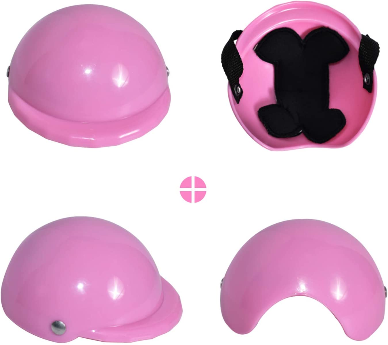 LVTUBANLV Pet Dog Helmet Doggie Hardhat for Puppy Chihuahua Blind Dogs Ridding Motorcycles Bike Outdoor for Small Medium Dog