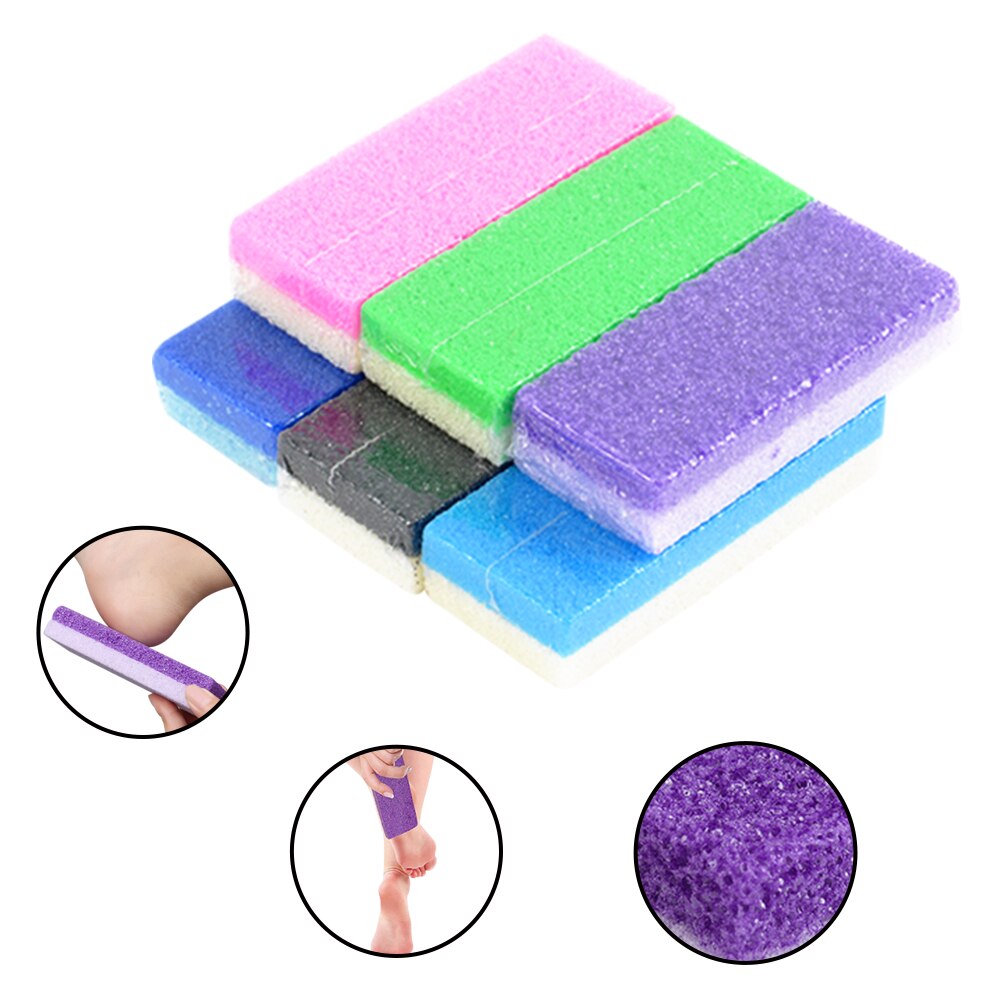 Esponja pómez para los pies, exfoliante para pedicura, dispositivo para moler los pies, herramienta para el cuidado de los pies