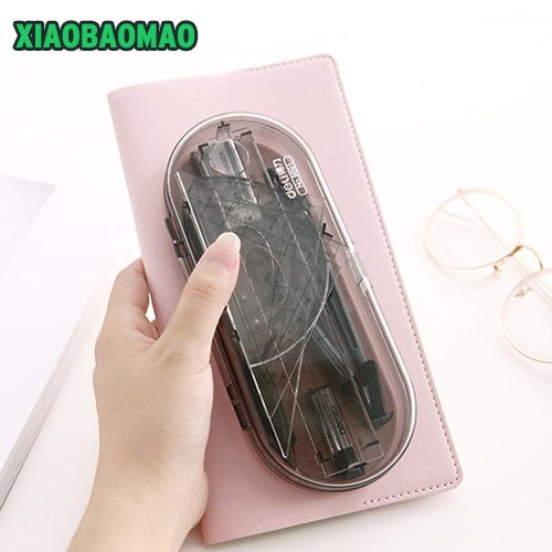 Good Drafting Tools School Compasses Drawing Math Compasses Set Straight Ruler School Supplies Stationery