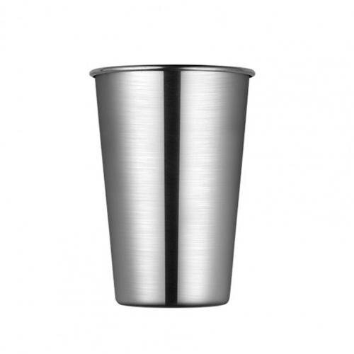 350/500ml Espresso Cups Stainless Steel Stackable Mug Coffee Cups Juice Beer Mug Water Cup Tumblers Coffee Mug Drinking Cup: Silver 500ml