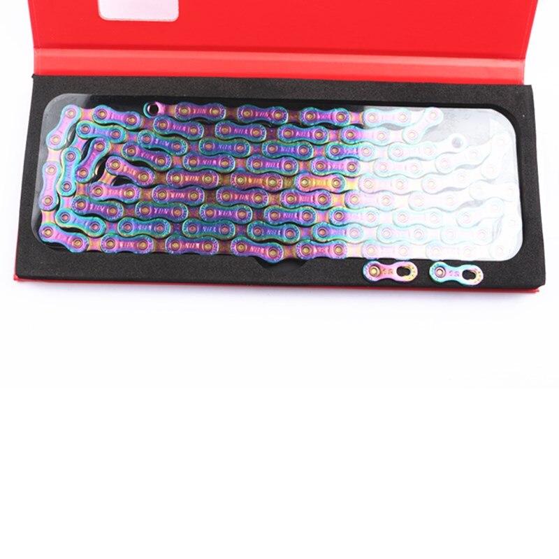 YBN-Cadena de eje sólido para bicicleta de montaña, 12 velocidades, S12, TIG, TIC, S2, 126L, caja Original