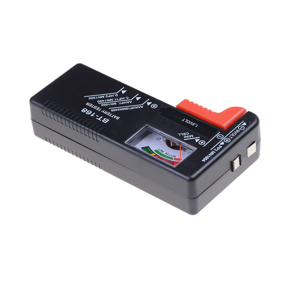 Battery Tester Universal Electronic Battery Checker for AA AAA 9V Button Cell Multi Size Volt Meter Measuring Tool