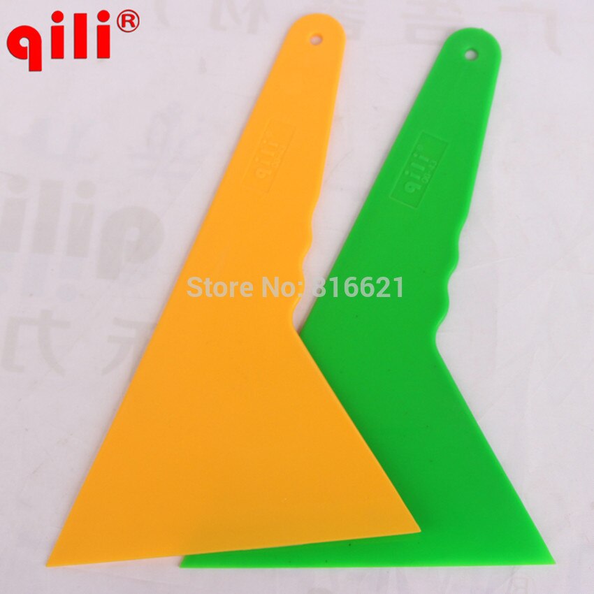 Qili QG-43 Big Size 28cm*15.5cm Triangular Scraper Car Body vinyl film wrapping Sticker Installation tools Handle Scraper