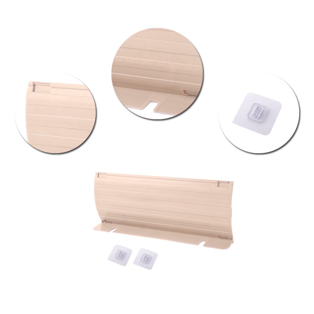 Portable Basin Sink Water Splash Guard Kitchen Bathroom Splashproof Baffle Board kitchen Household Sink Splash Guard: Red