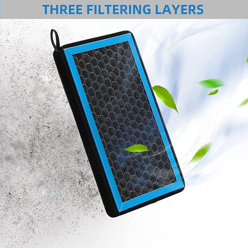 Filtro aria auto condizionatore d'aria HEPA per Tesla modello 3 modello Y filtro aria ad contralto flusso, con carbone attivo, confezione da 2