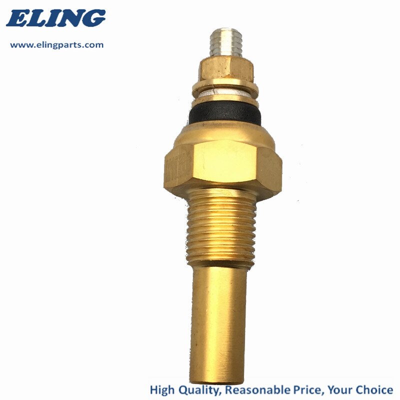 KUS 52mm Car Boat Digital Water Temp Meter for Car Turbo Boost Water Temperature Gauge Indicator 25-120 Celsius 12V 24V: M10x1.0 no alarm