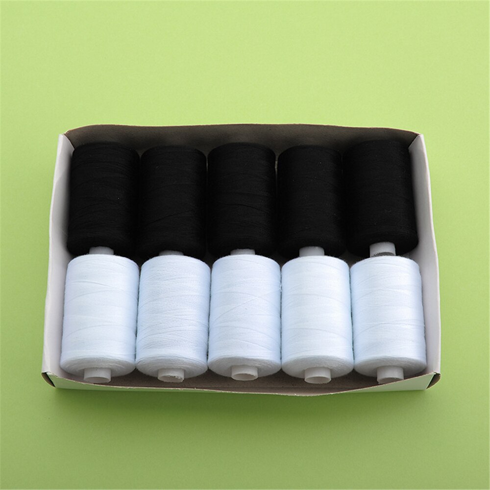 Household Sewing Thread 10 Color Thread Hand Stitch Suit 1000 Yards DIY Axis Embroidery Thread Needlework
