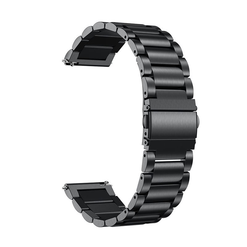 Correa de reloj de acero inoxidable para Nokia Withings Steel HR, pulsera de negocios deportiva de liberación rápida, 18mm, 20mm, 36MM, 40MM: Black / 20 for Steel HR 40mm
